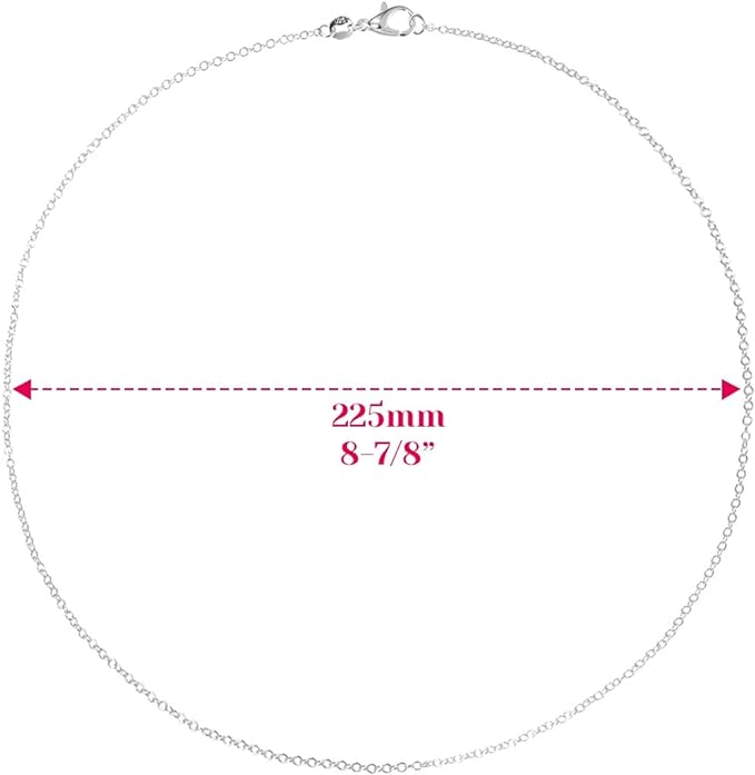 30 Pack Necklace Chains Bulk for Jewelry Making, Selizo Bulk Necklace Chains Silver Plated Cable Chains for Jewelry Making, 1.2 mm (18 Inches)